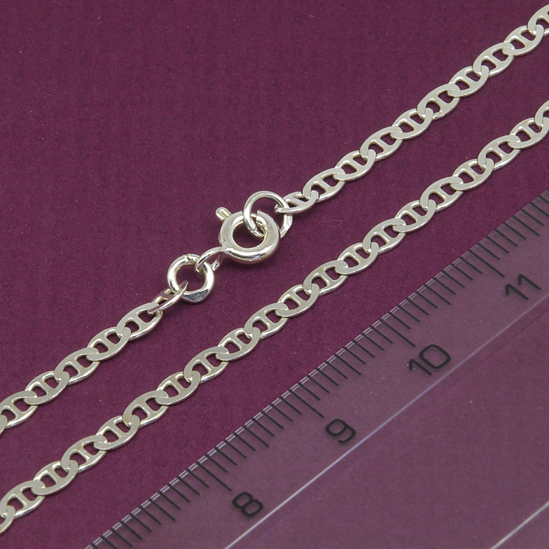 Stříbrný řetízek žiletky 45 cm