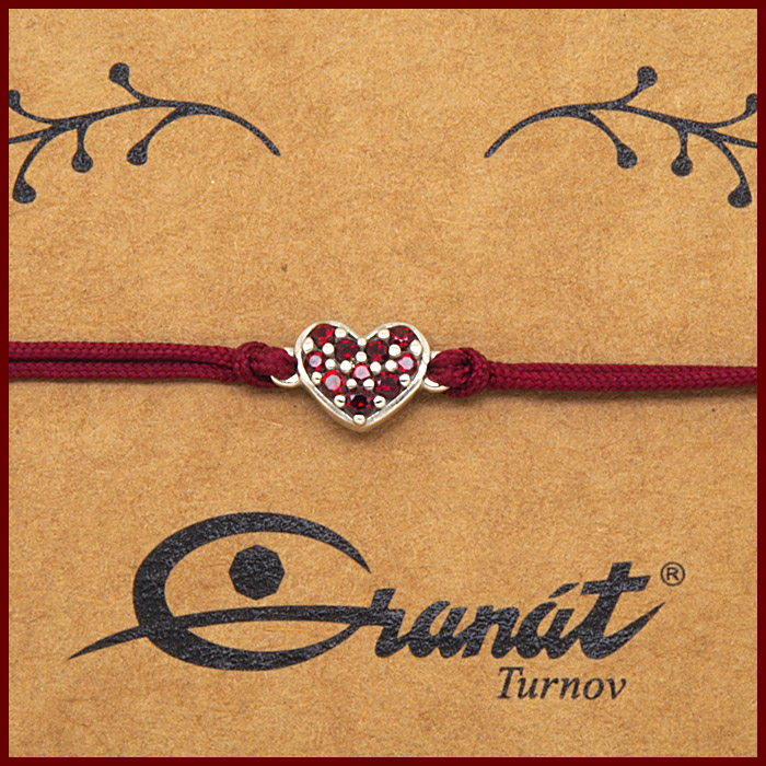 Náramek Shamballa český granát 6680566