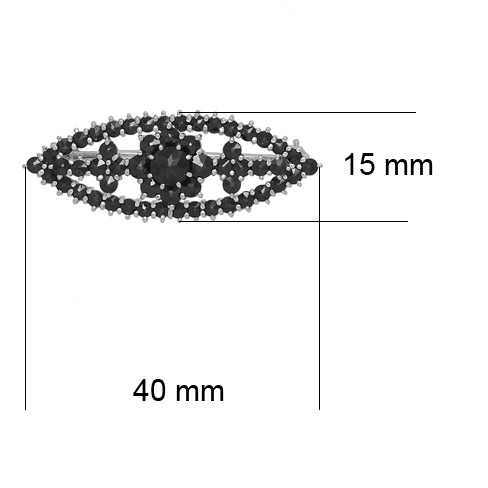 Brož český granát 6570007