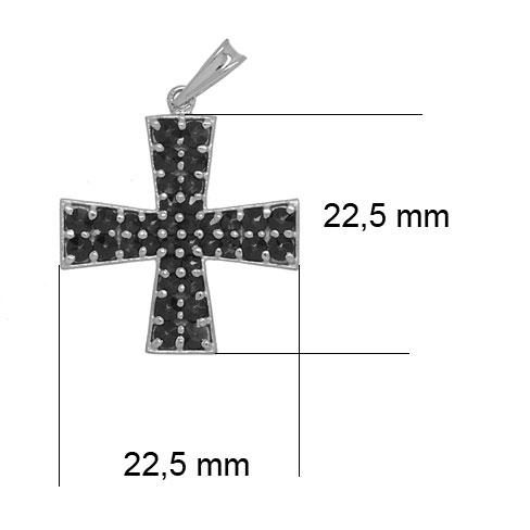 Tlapatý kříž český granát