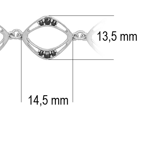 Náramek český granát 6680529