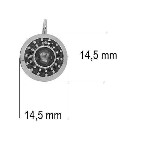 Náušnice český granát a vltavín 6371290