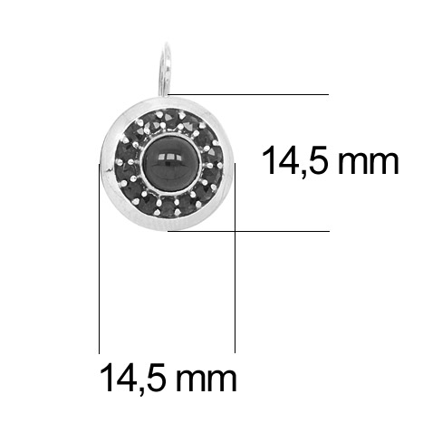 Náušnice český granát 6371290