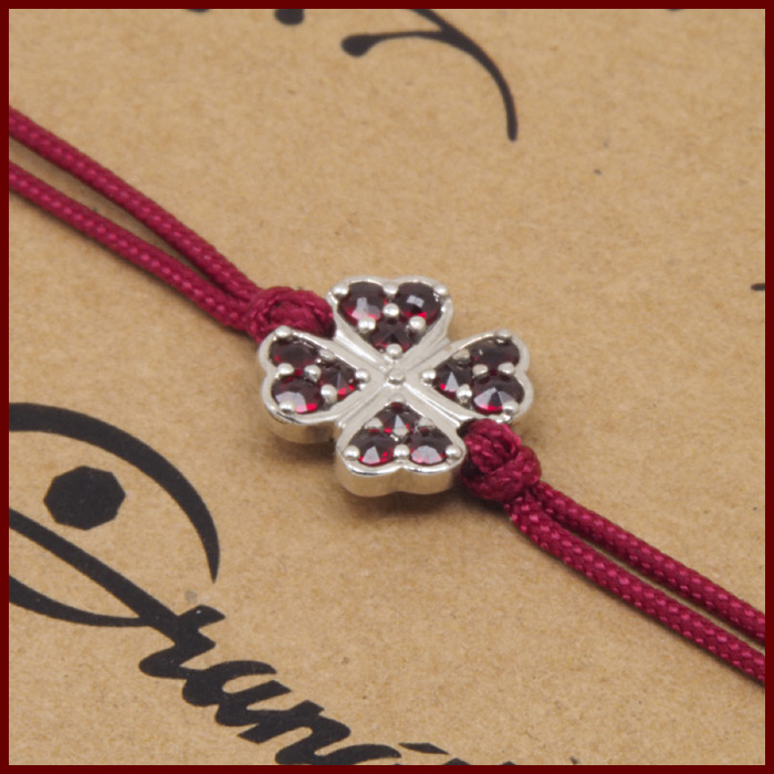 Náramek Shamballa český granát 6680568