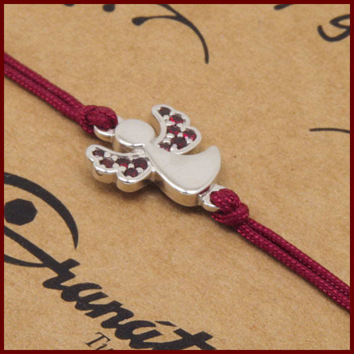 Náramek Shamballa český granát 6680586