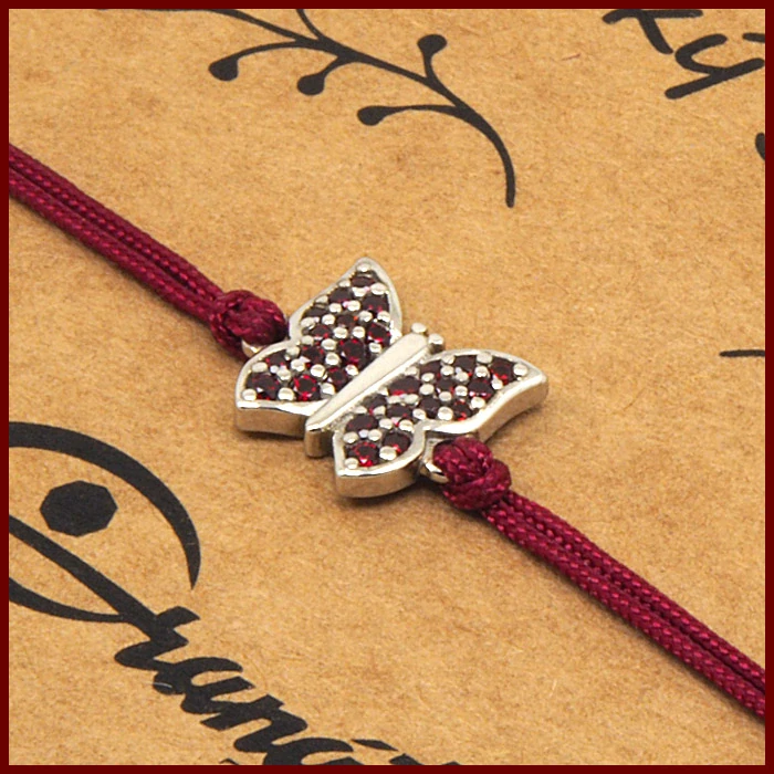 Náramek Shamballa český granát 6680583