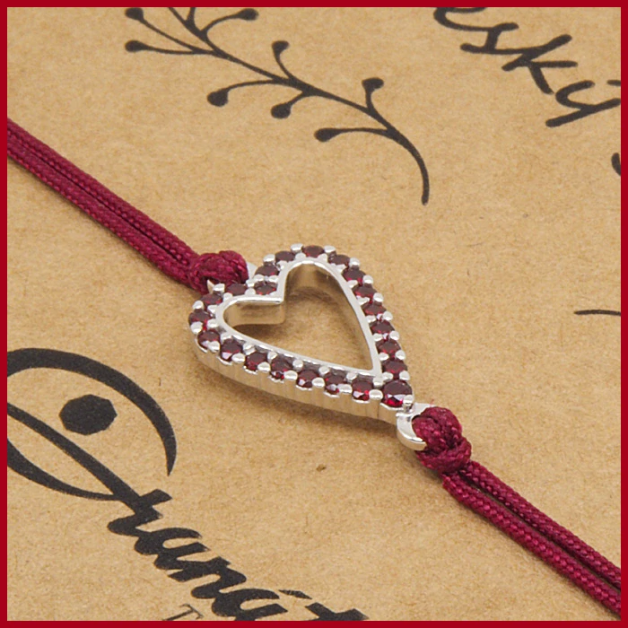 Náramek Shamballa český granát 6680618