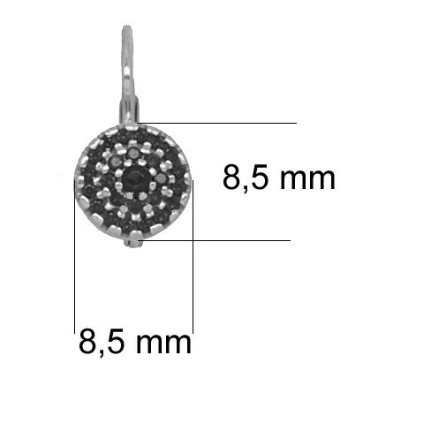 Náušnice český granát 6381556
