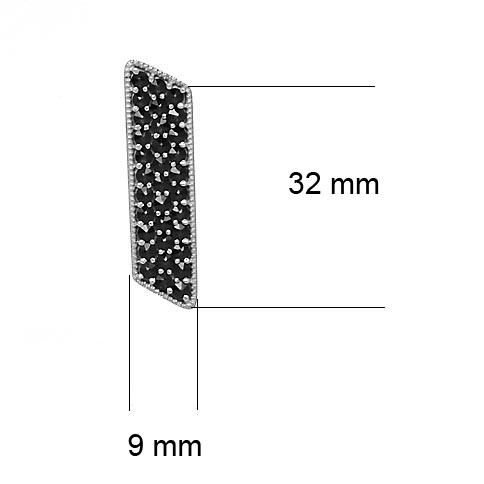 Manžetové knoflíky český granát 