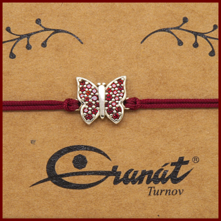 Náramek Shamballa český granát 6680583