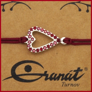 Náramek Shamballa český granát 6680618